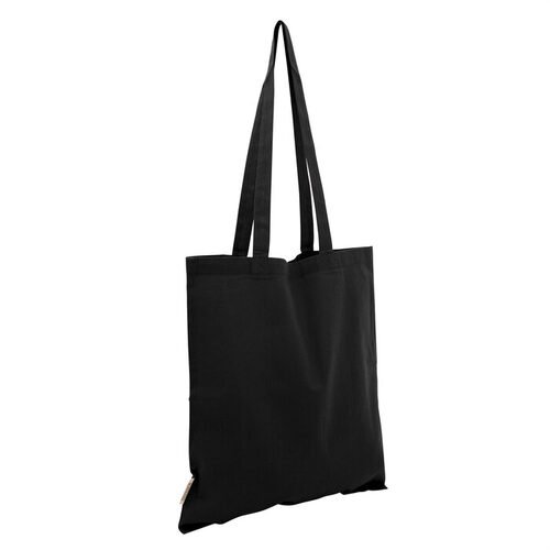 Bolsa de algodón "RECOTI FULL COLOR" Negro