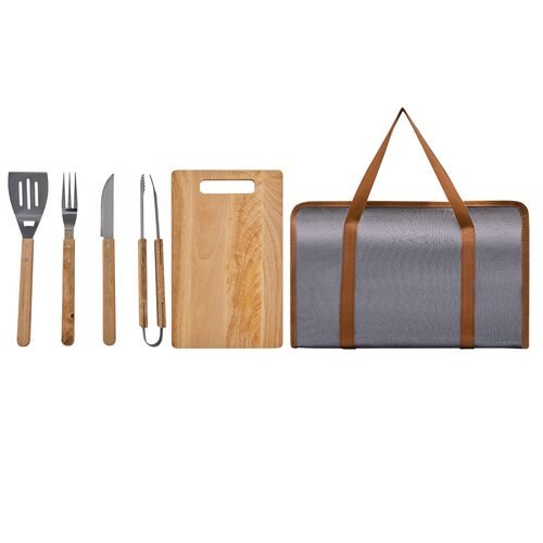 SET DE BBQ MOLT GRIS